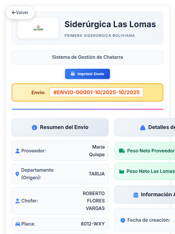 Tela de impressao de relatorios